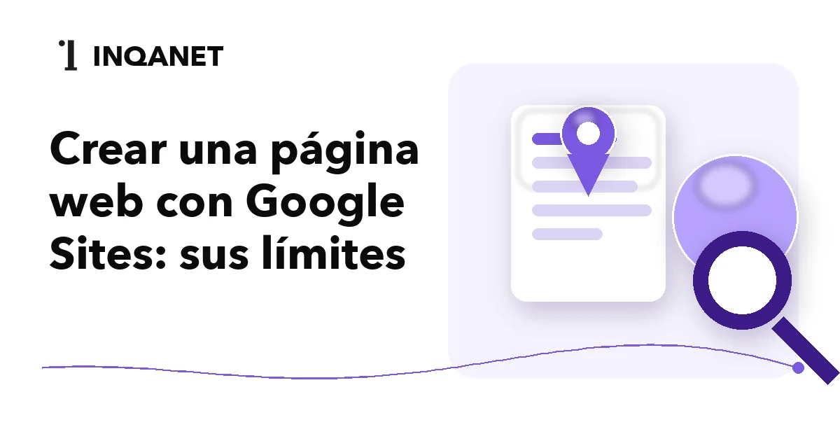 Crear una página web con Google Sites: sus límites