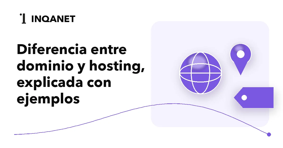 Diferencia entre dominio y hosting, explicada con ejemplos