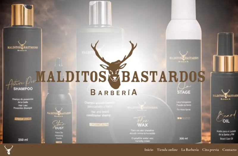 Web de Malditos Bastardos Barbería